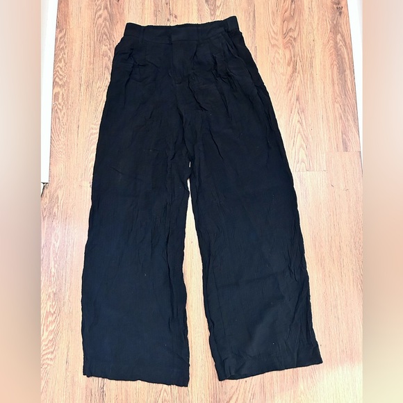 a new day Black Wide Leg Trousers - Picture 1 of 7